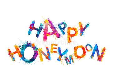 happy-honeymoon-splash-paint-watercolor-vector-inscription-92146548